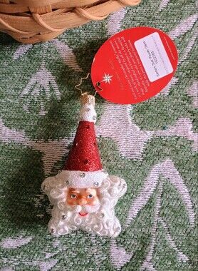 Christopher Radko Santa Star Ornament